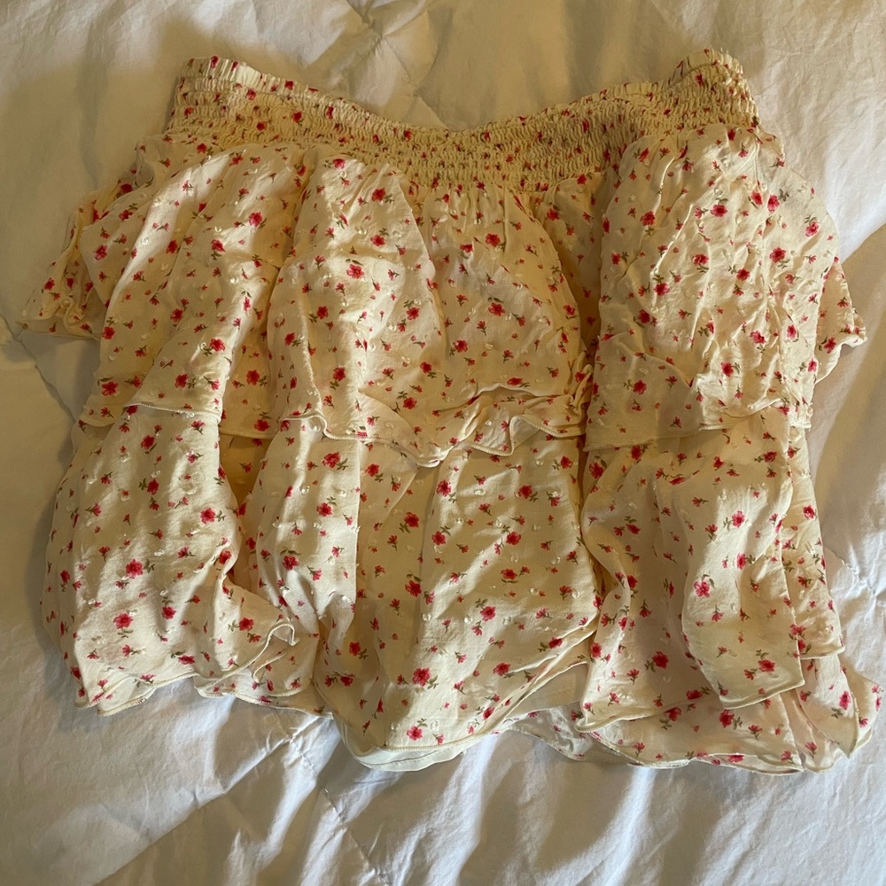 Floral skort